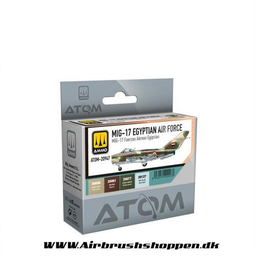 ATOM-20947  -  ATOM MIG-17 Egyptian Air Force Set 4 x 20ml